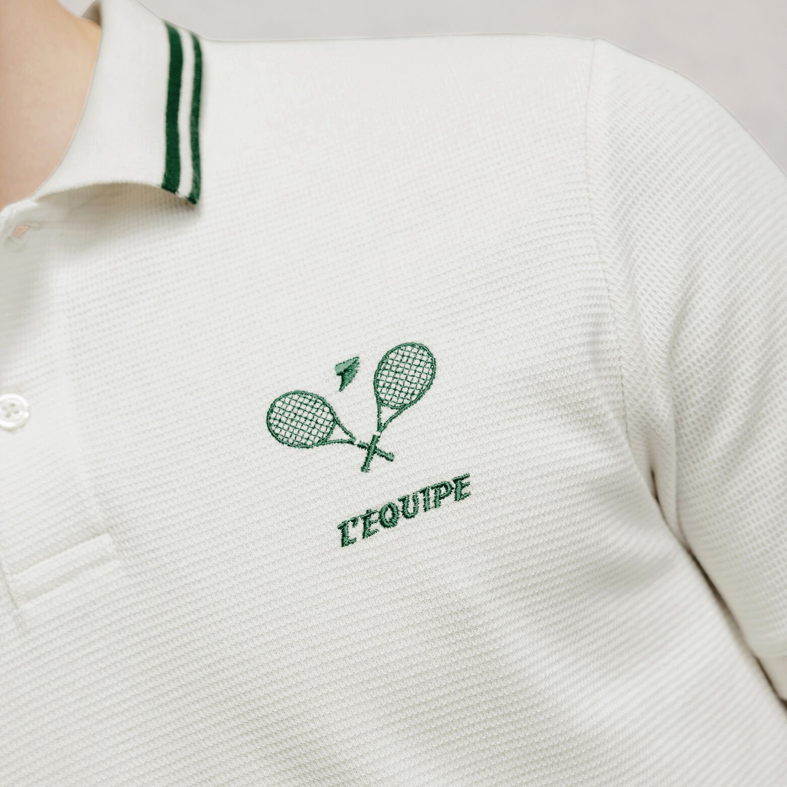 Polo avec broderie licence L'&Eacute;quipe