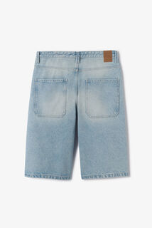 Lange denim bermuda