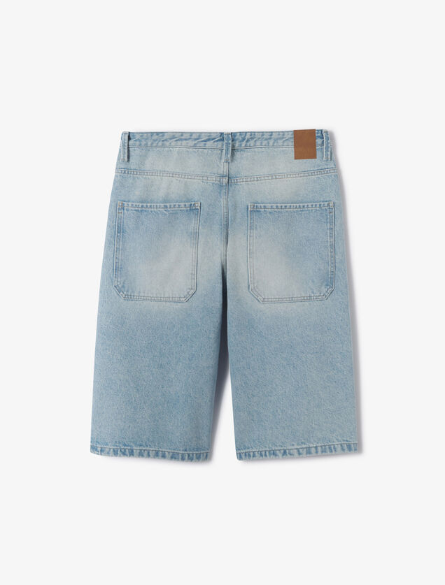 Lange denim bermuda