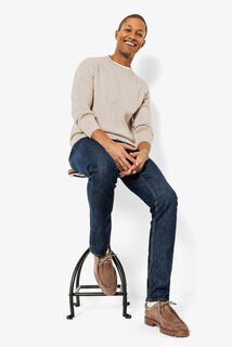 "Le Parfait by JULES" trui met ronde hals