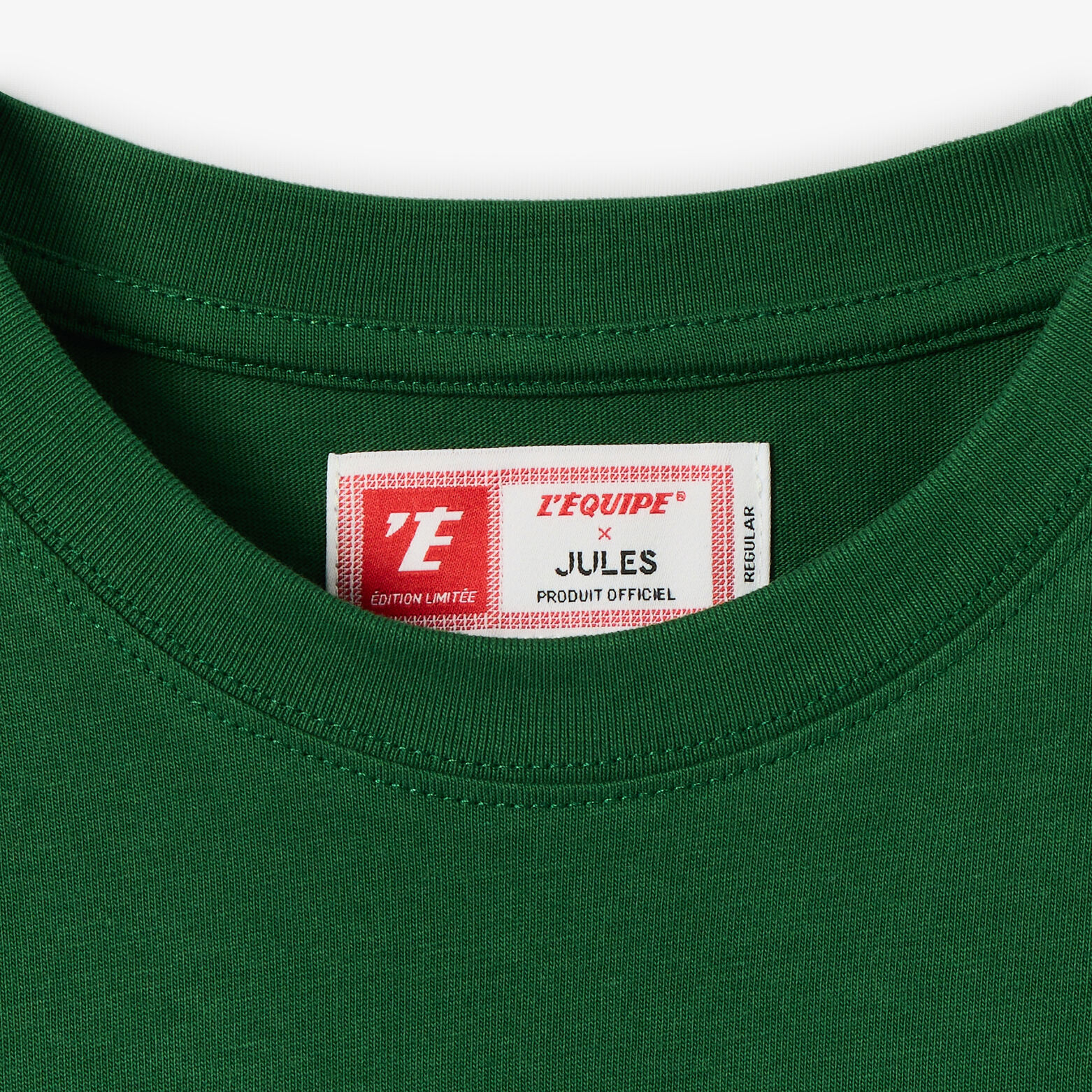 Tee shirt imprim&eacute; dos licence l'&Eacute;quipe