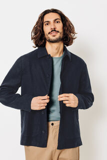 Veste en lin boutonnée