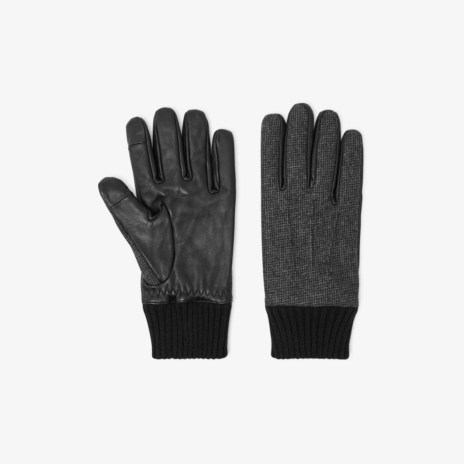 Gants motif pied-de-puce