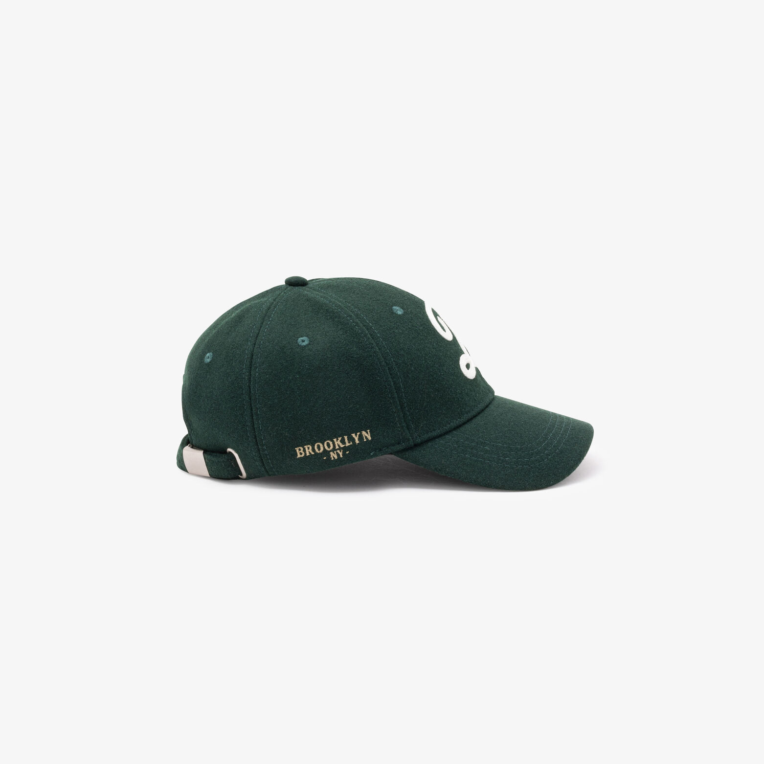 Casquette flanelle brod&eacute;e