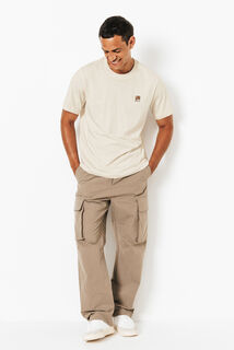 Tee shirt chin&eacute; brod&eacute; col rond