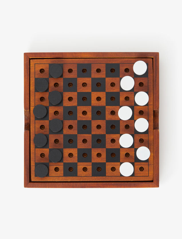 Jeu de société dames et échecs