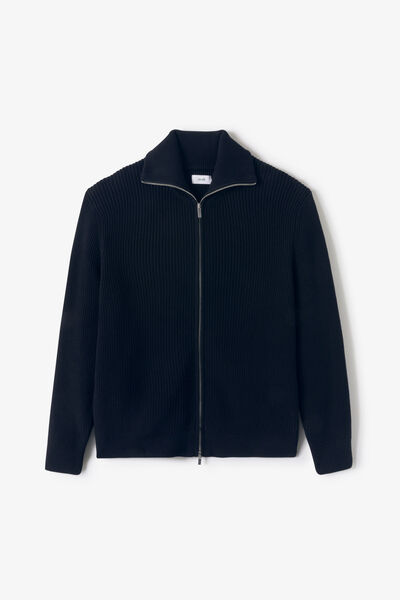 Gilet zippé col camionneur