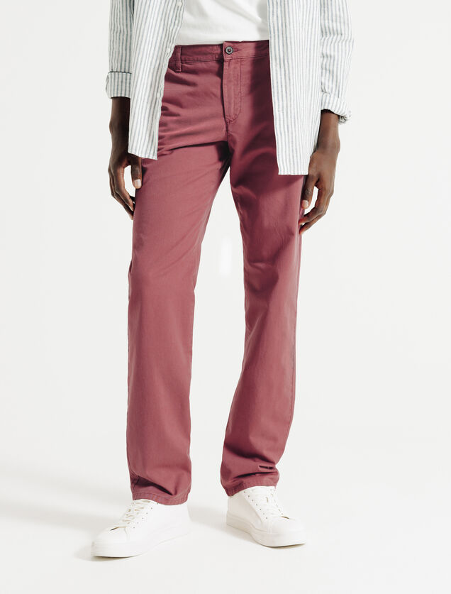 Pantalon chino léger straight