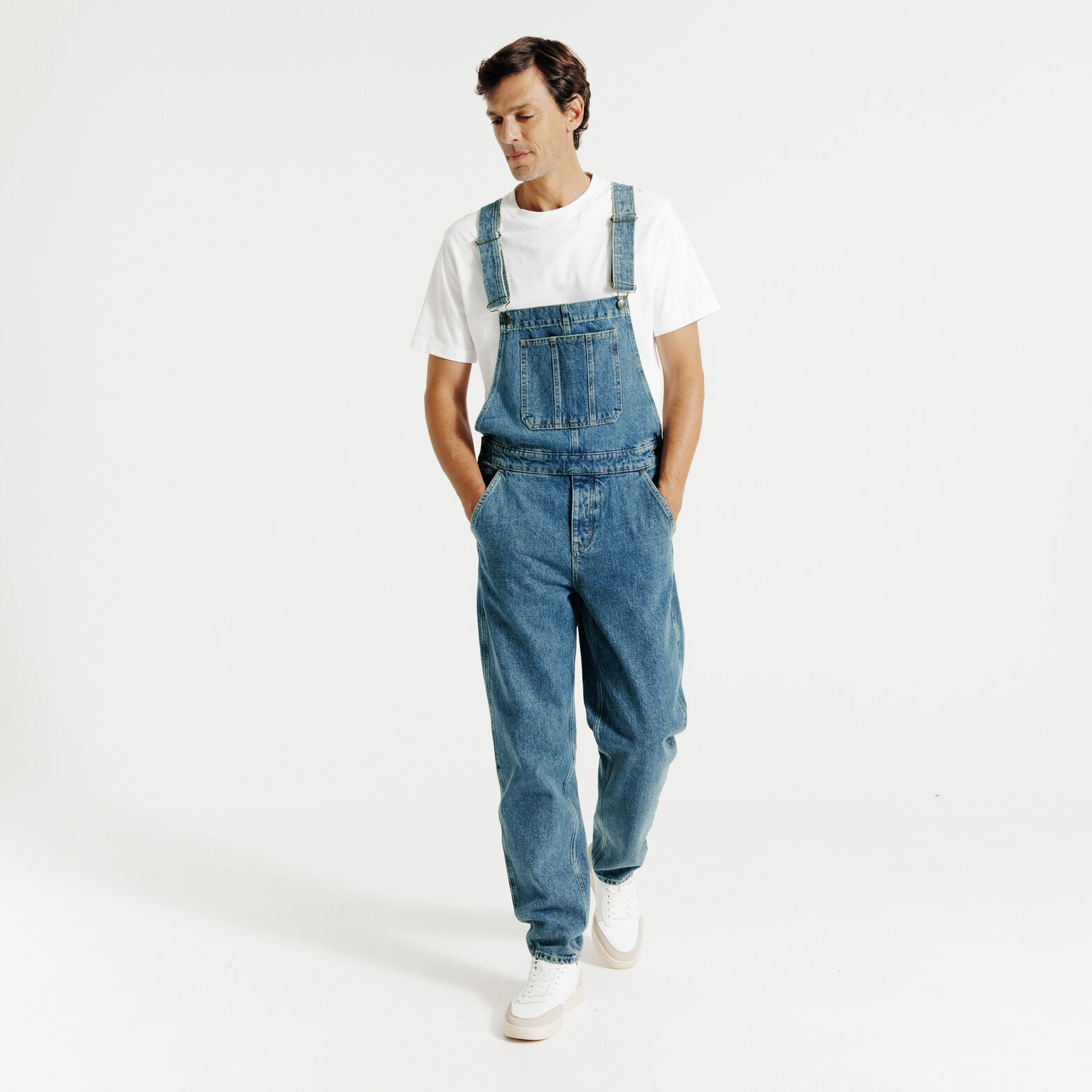 Overall in denim
