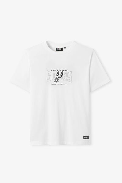 T-shirt met opdruk San Antonio Spurs NBA-licentie