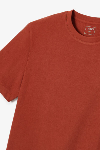 Tee shirt matière éponge col rond