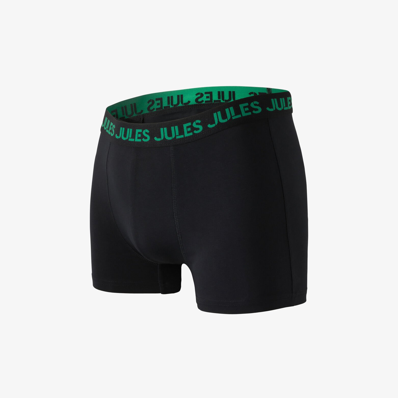 Boxer en coton avec ceinture color&eacute;e