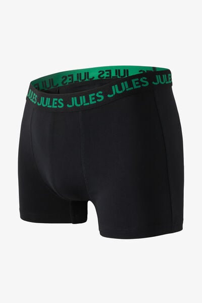 Boxer en coton avec ceinture color&eacute;e