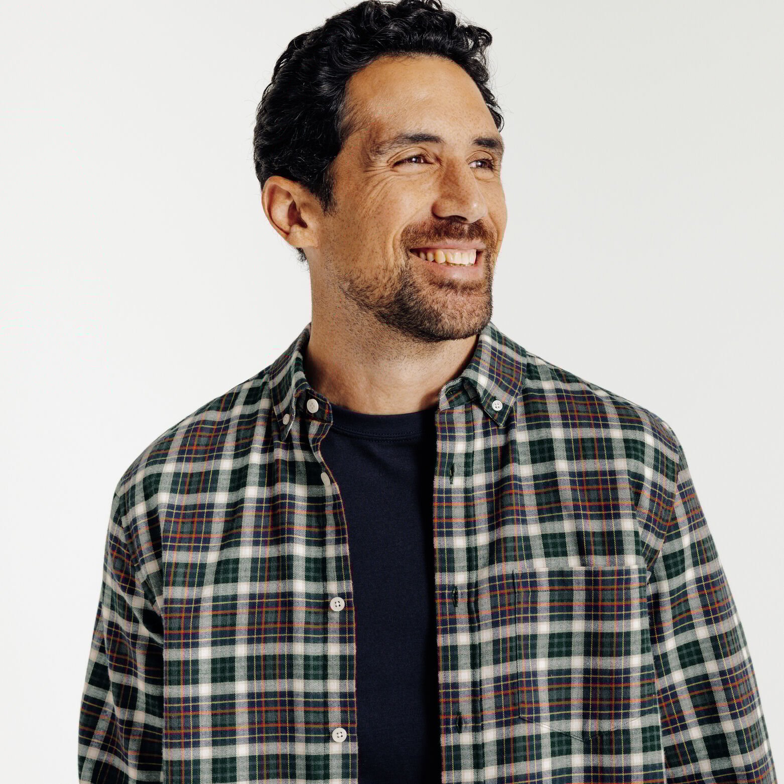 Geruit hemd in flanel