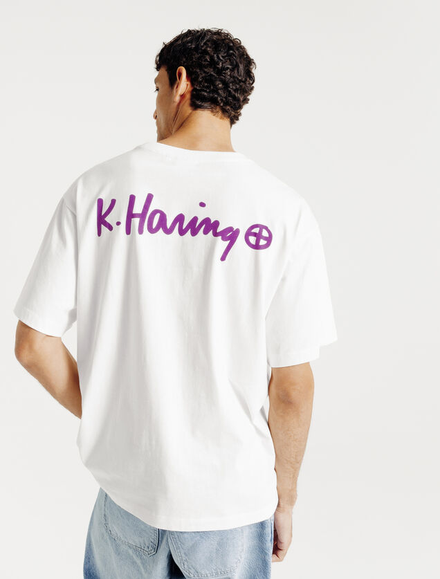 Tee shirt imprim&eacute; licence Keith Haring