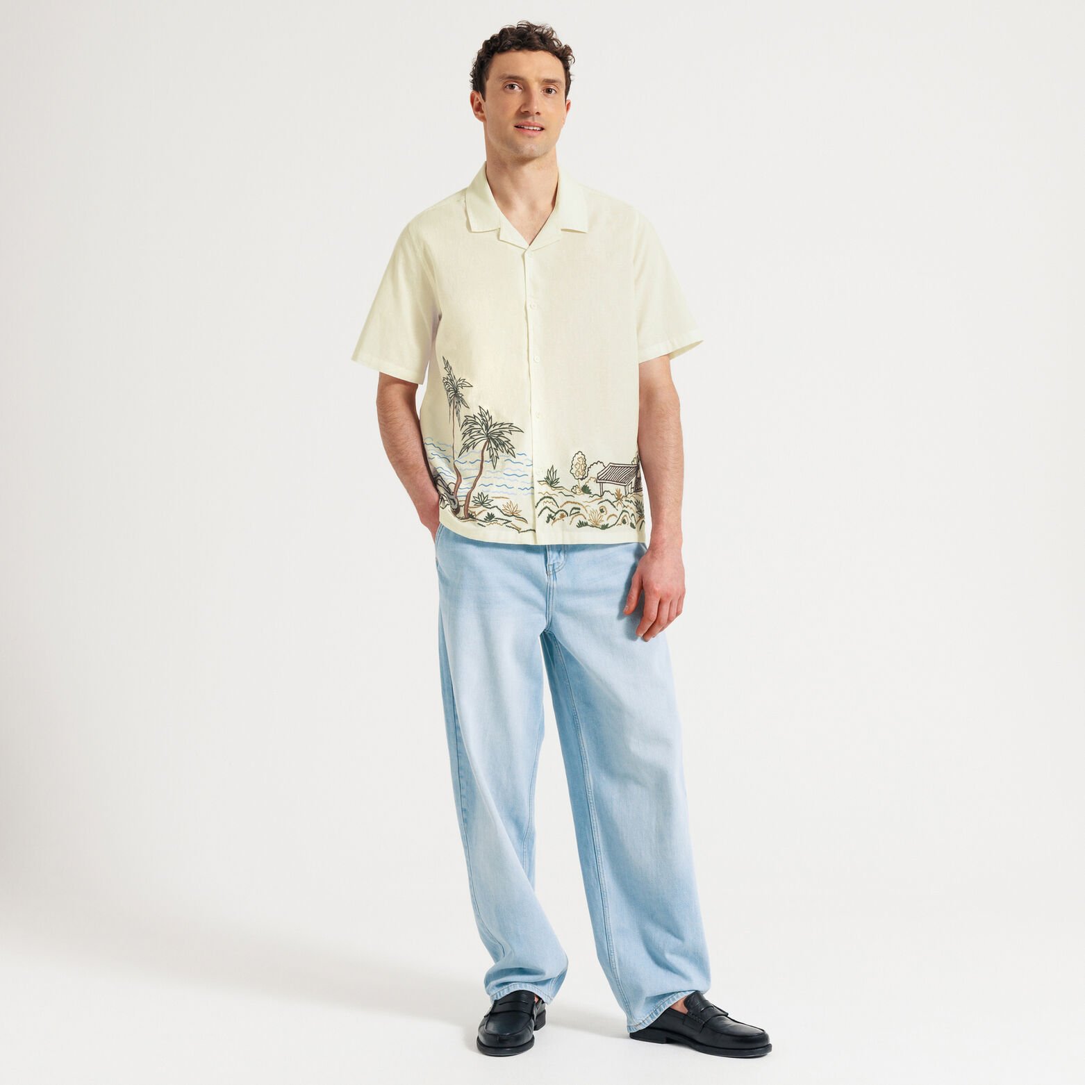 Chemisette brod&eacute;e