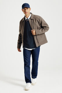 Trui met V-hals zonder mouwen