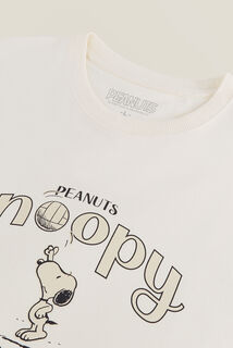 Tee shirt imprimé Volleyball Club licence Peanuts