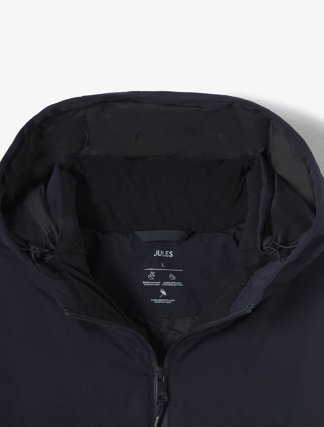 Doudoune zipp&eacute;e &agrave; capuche