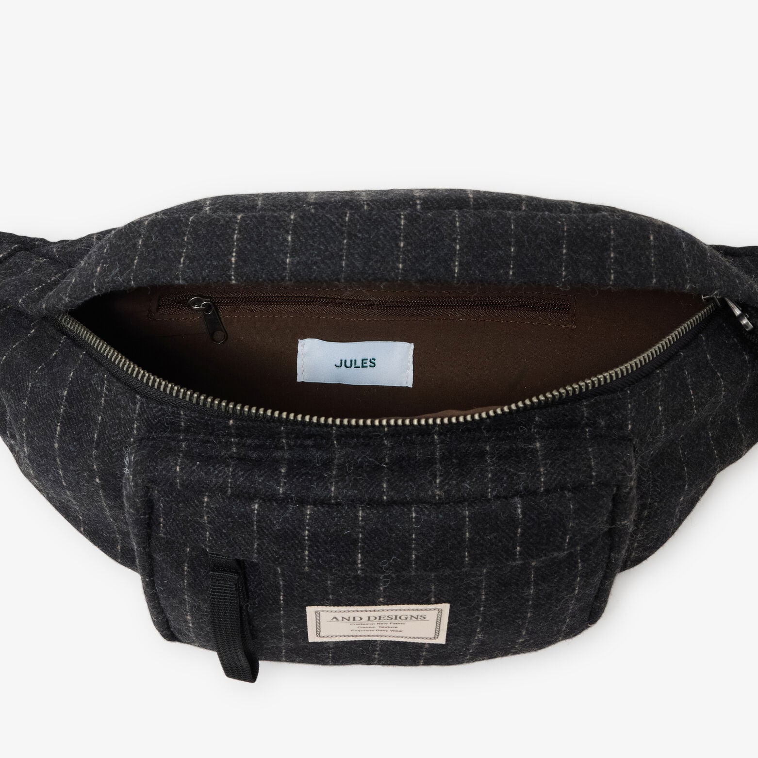 Sac banane en flanelle &agrave; carreaux