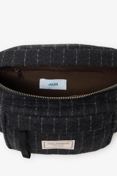 Sac banane en flanelle &agrave; carreaux