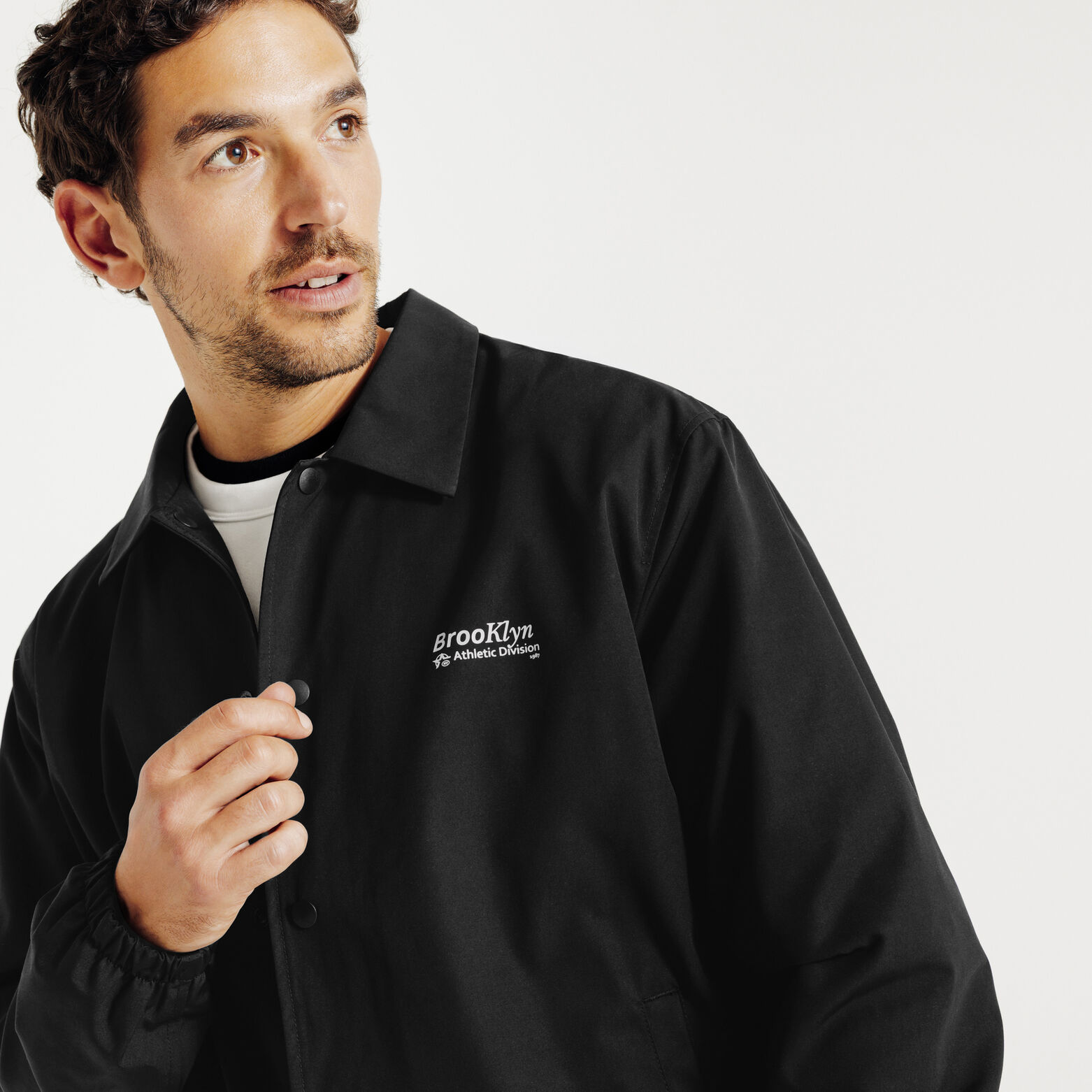 Blouson col chemise pressionné