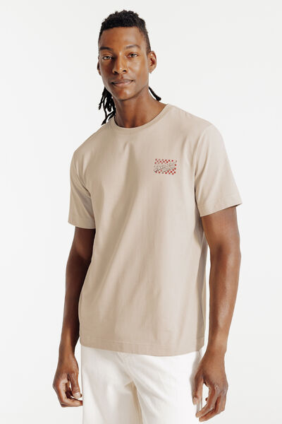 Tee shirt imprimé devant et dos food