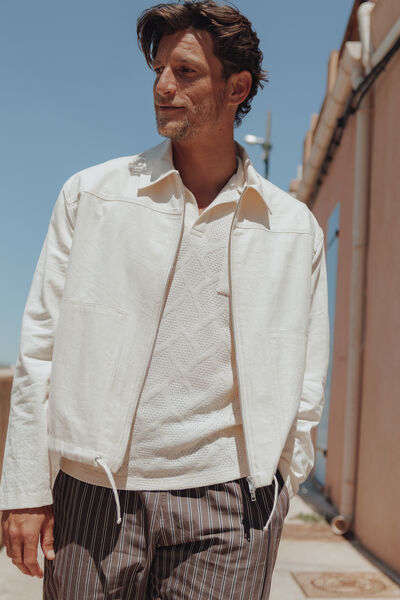 Blouson l&eacute;ger zipp&eacute;