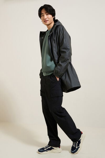 Parka longue &agrave; capuche