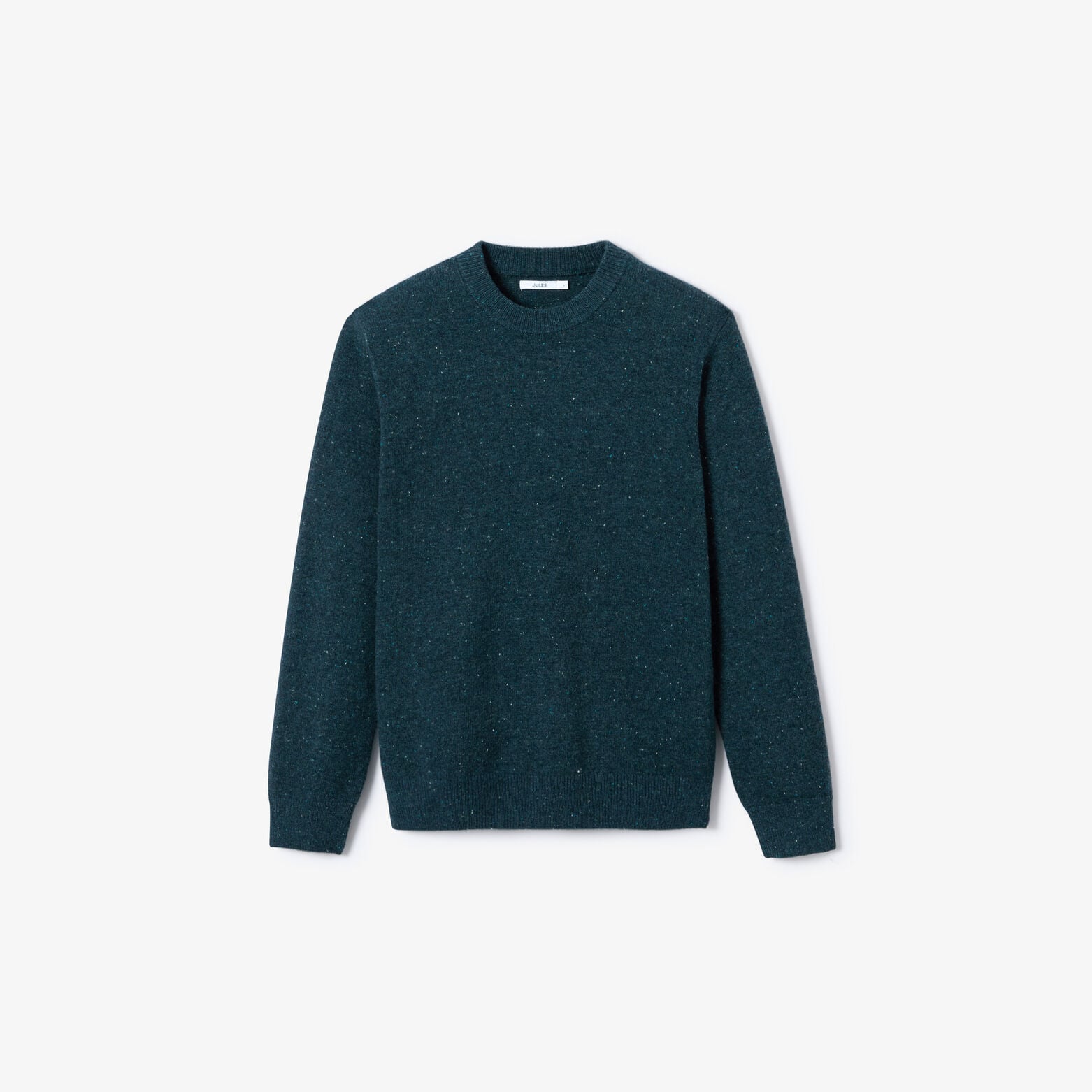 Trui met ronde hals en merino