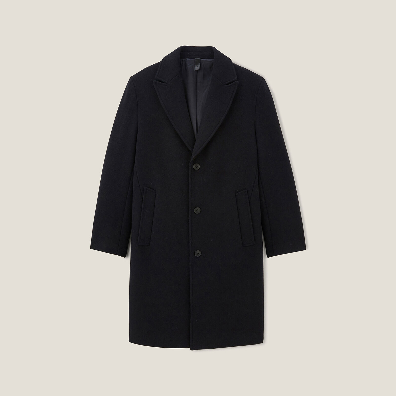 Manteau long hiver en lainage