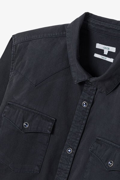 Chemise en coton western unie