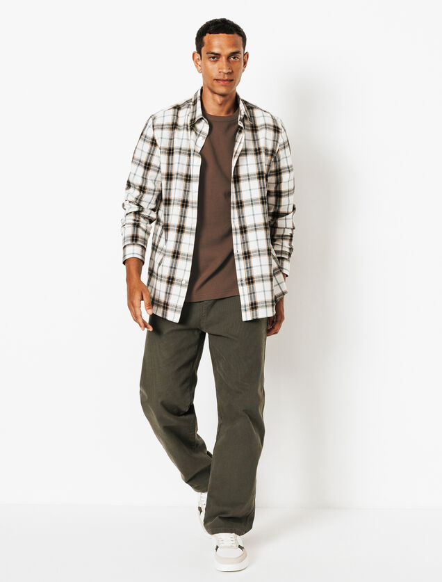 Tee shirt mati&egrave;re gaufr&eacute;e