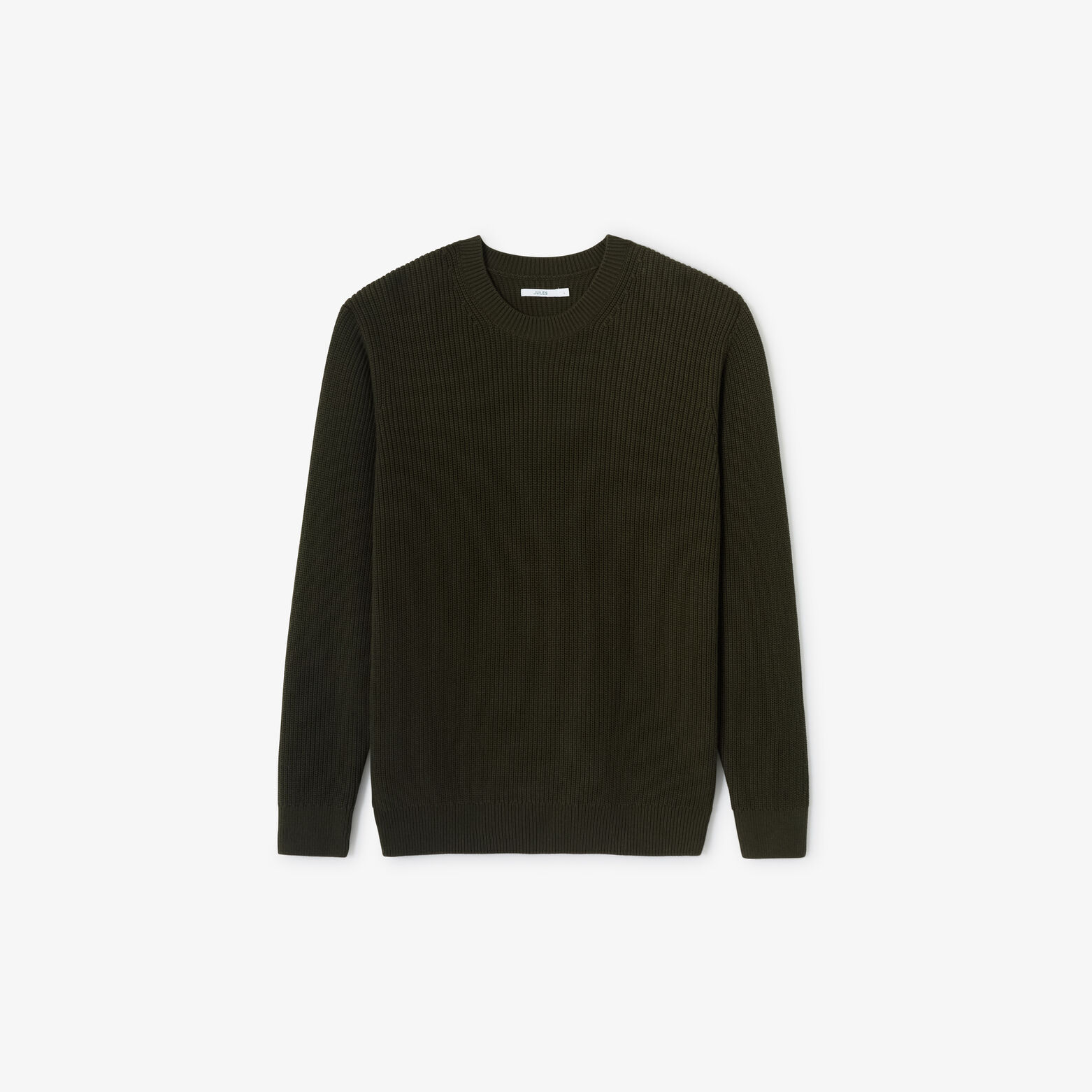 Pull col rond en côte