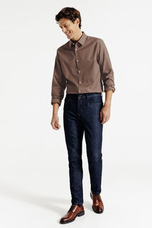 Chemise sans repassage en coton regular