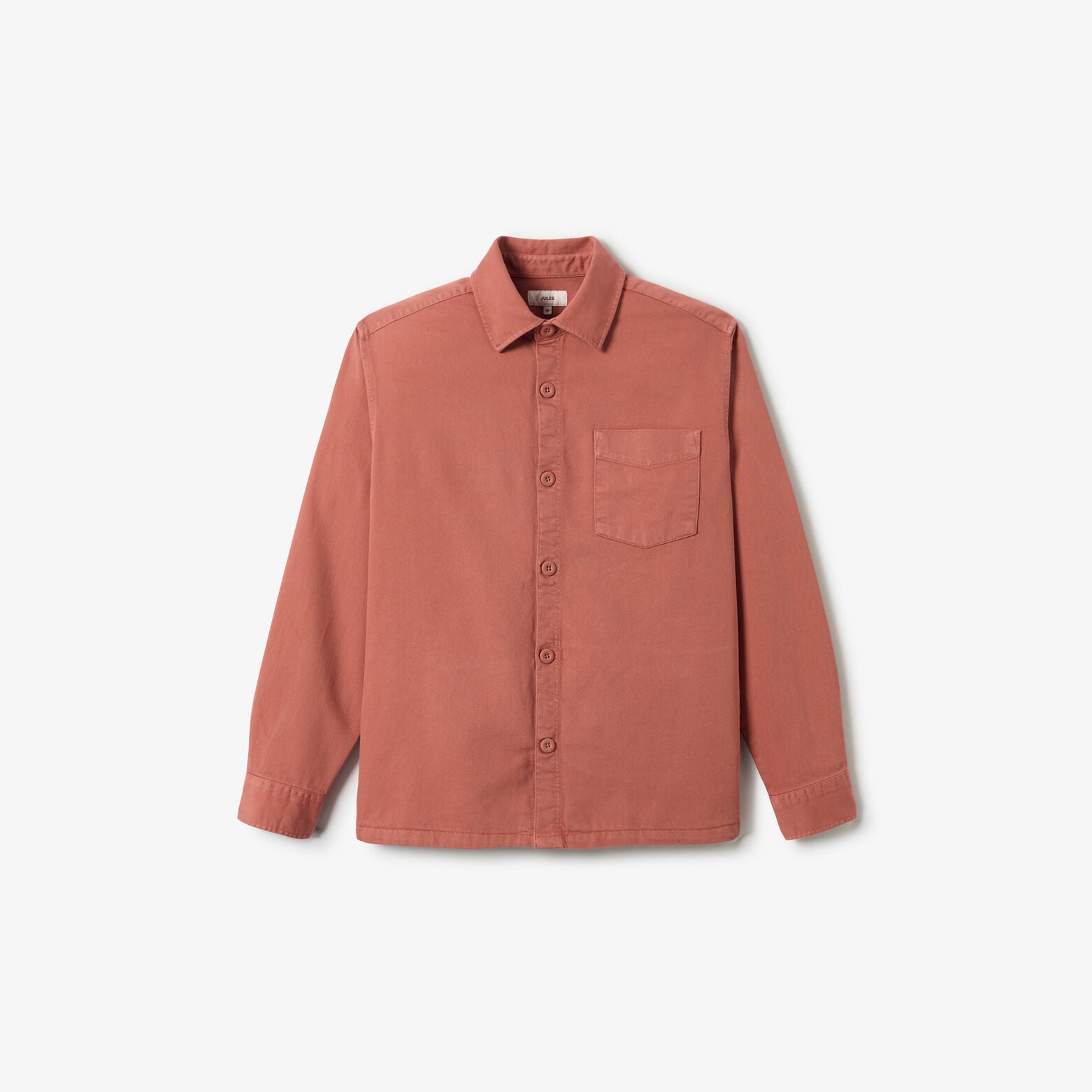 Surchemise regular col fran&ccedil;ais