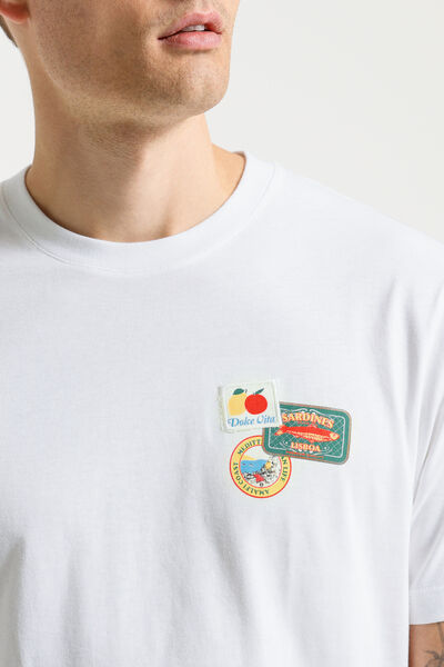 Tee shirt patch poitrine dolce vita