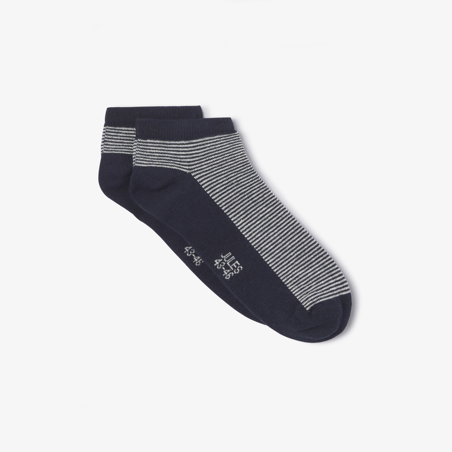 Chaussettes basses ray&eacute;es