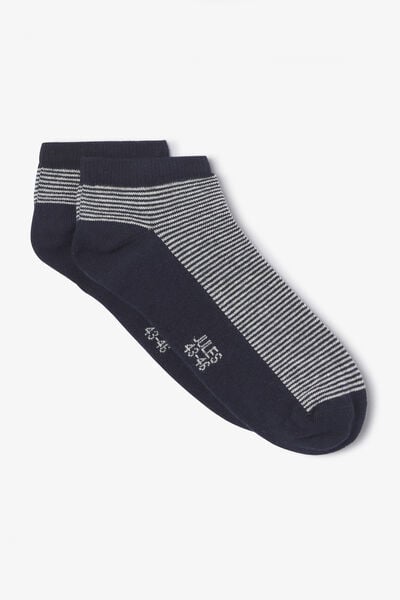 Chaussettes basses ray&eacute;es