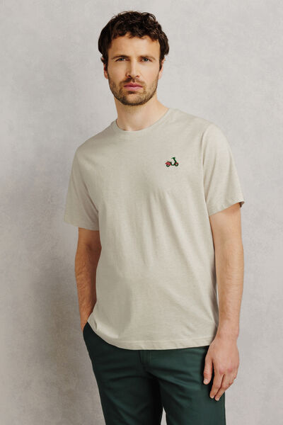 Tee shirt chin&eacute; brod&eacute;