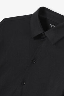 Chemise en maille coton slim