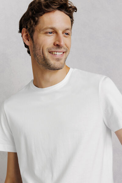 Tee shirt col rond en coton