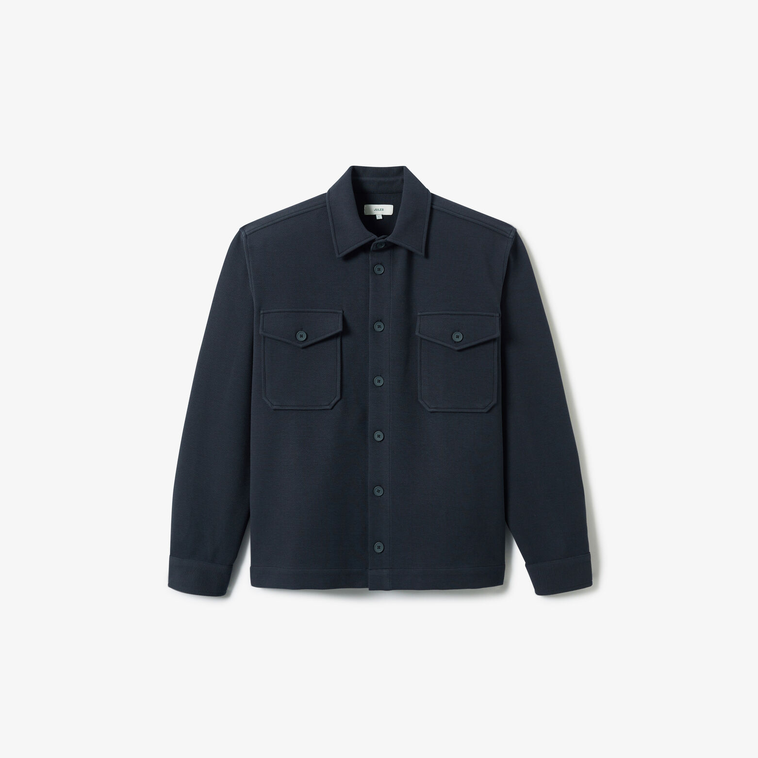 Surchemise twill col fran&ccedil;ais