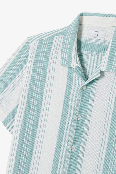 Chemisette en coton matière texturée