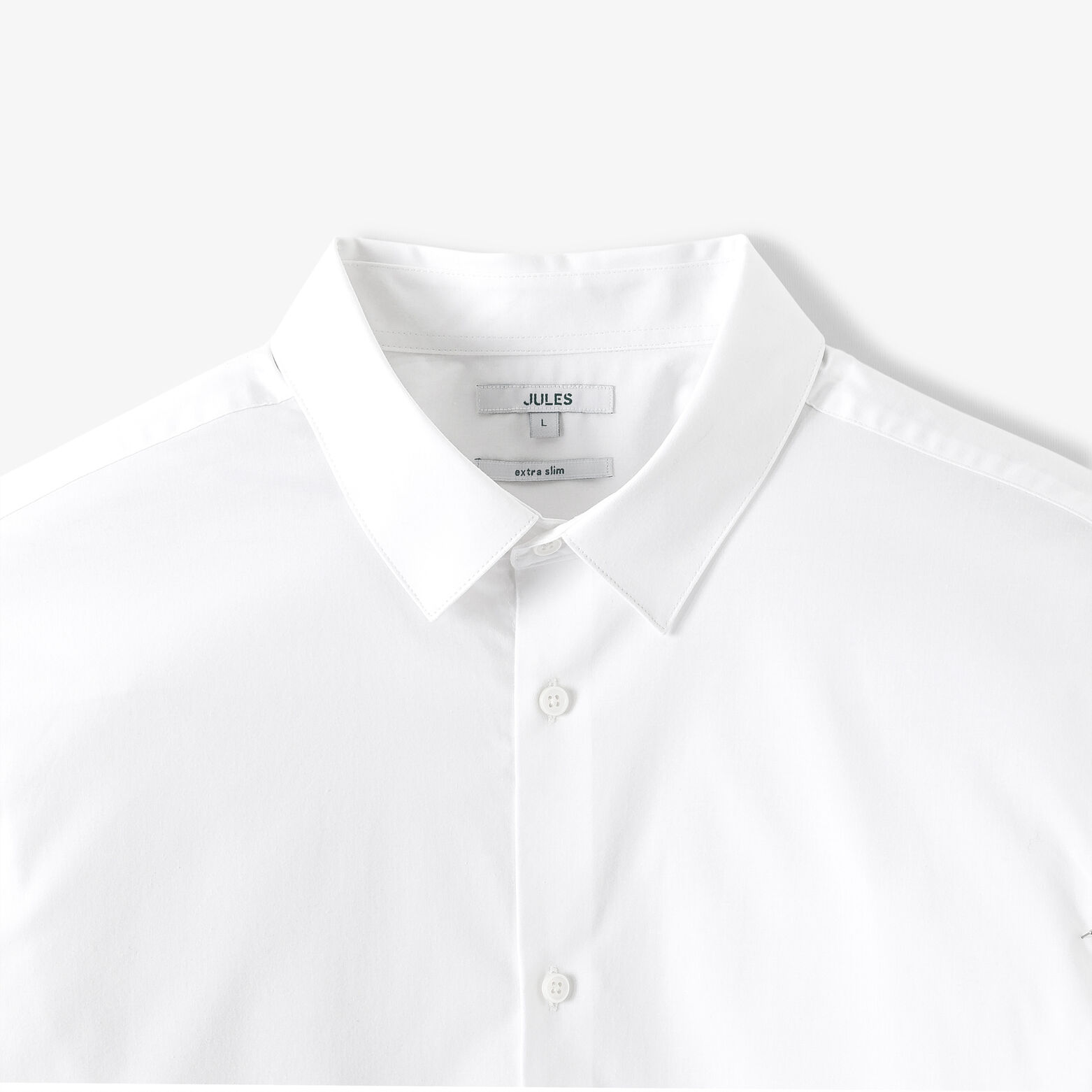 Extra slim fit effen hemd