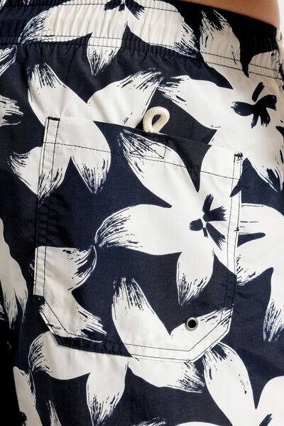 Zwemshort met bloemenprint
