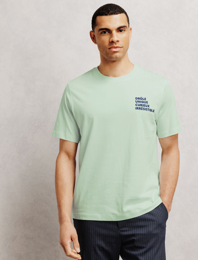 T-shirt voor Vaderdag, print op de borst