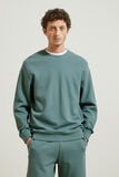 Het pakket sweater bermuda in wafelstof - Groen