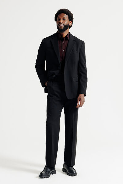 Chemise slim unie coton