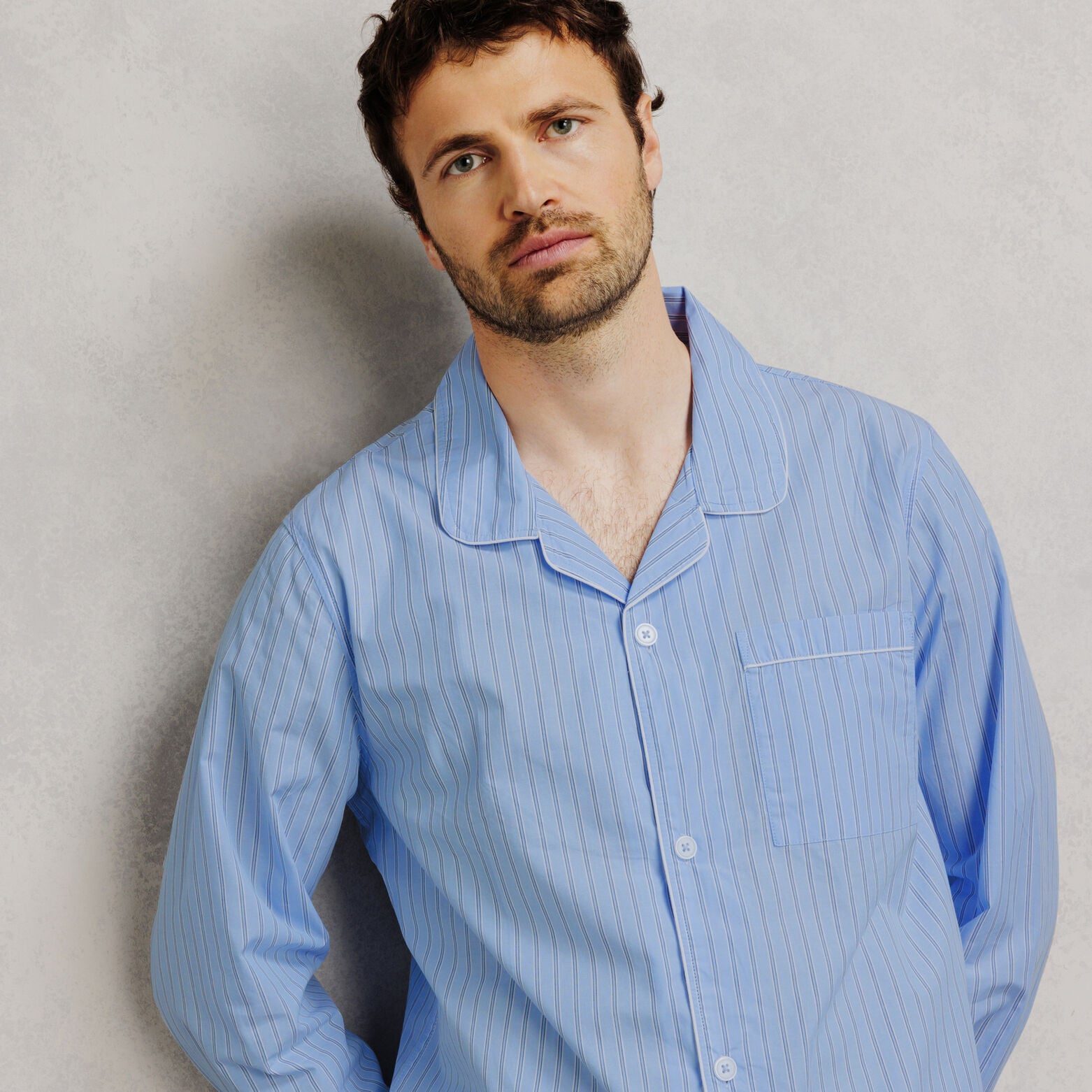Gestreept pyjamaset